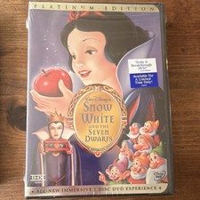 Disney Snow White and the Seven Dwarfs DVD, Platinum Edition, Animation