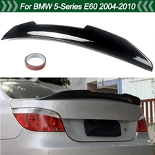 For BMW 5-Series E60 2004-2010 Duckbill Gloss Black PSM Style Trunk Spoiler Wing