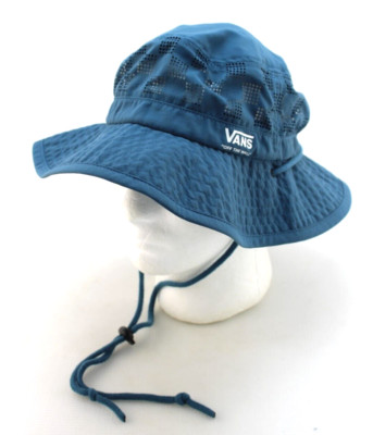 VANS ''OFF THE WALL'' Size L/XL Teal UPF 40+ Outdoor Boonie Bucket Hat MSRP $45