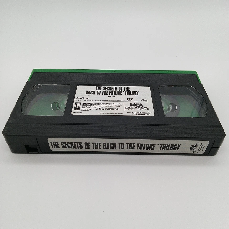 Back to the Future Secrets Of The Trilogy VHS 1990 Vintage - Image 3 of 3