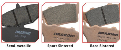Braking SM1 Semi Metallic Pad 764SM1