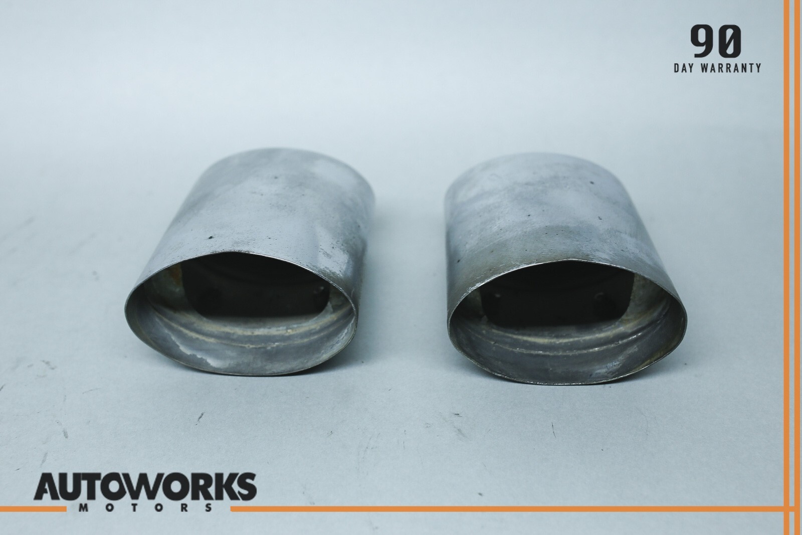04-07 Jaguar X-Type Sport X400 Rear Right & Left Exhaust Muffler Tip Set OEM