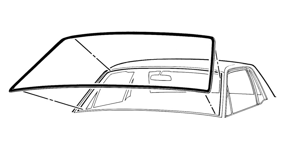 Mustang Weatherstrip Kit With Windowfelts Fastback 1964 1965 1966