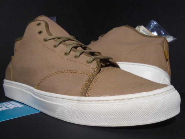 2011 VANS VERSA MID S WAXED BROWN SPICE OFF WHITE CHUKKA SUPREME VN 0L3D38I 12