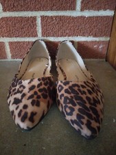 Time And Tru Shoes Womens 9 Leopard Cheetah Slip On Flats