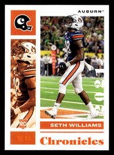 Seth Williams 2021 Chronicles Draft Picks #25 Auburn Orange Rookie BUY2GET1FREE