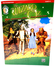 The Wizard of Oz Instrumental Solos Piano Accompaniment level 2-3 Book & Cd