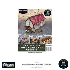 Bolt Action: Pre-painted WWII Normandy Cowshed Warlord