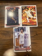 (3) 2022 BOWMAN U BASKETBALL MIKEY WILLIAMS HEAT CHECK INSERT CARD + Flashback