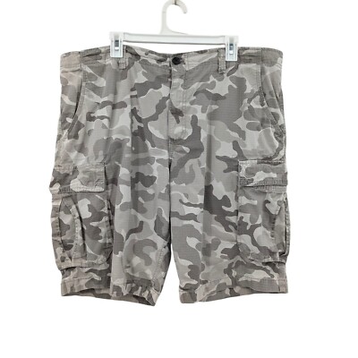 Vintage No Boundaries Cargo Shorts Men Size 42 Camouflage 90s Grunge Skater  Y2K