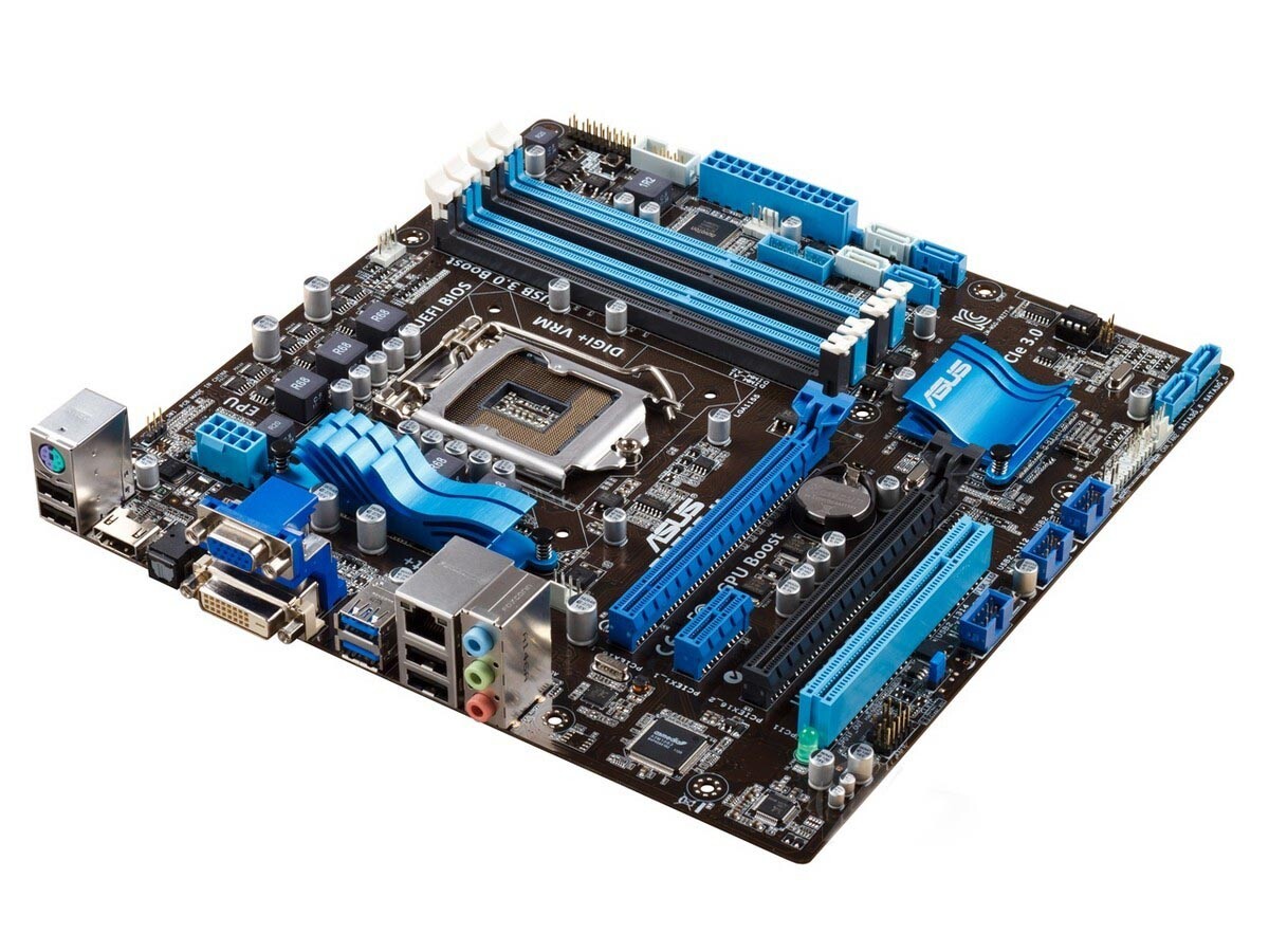 ASUS P8Z77-M + i7-3770 + DDR3 32GB メモリー For ASUS P8Z77-M motherboard Z77 LGA1155 4*DDR3 32G HDMI+DVI+VGA M