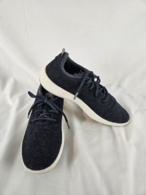 Allbirds Men\'s Wool Runners Dark Blue Size 8 sneakers eco friendly sustainable s Men main image 3