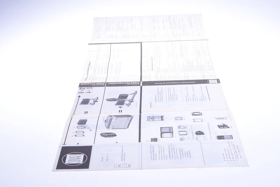 ✅ SINAR 4X5 5X7 8X10 NORMA INTERCHANGEABLE ORIGINAL PRODUCT GUIDE BROCHURE 160 - Image 2 of 2