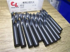 (11) 9/32 in Size, 135 Degrees Point Angle, High Speed Steel Machine Drill Bit
