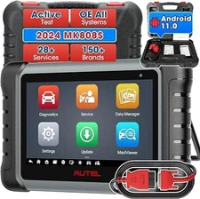 2024 Autel MaxiCOM MK808S Car Bidirectional Diagnostic Scanner Tool K~ey Coding