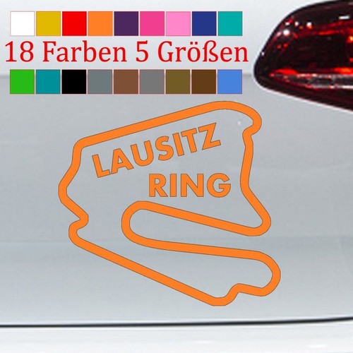 LAUSITZRING Aufkleber Rennstrecke Formel 1 F1 Grand Prix FUN 18 Farben 5 Größen - Bild 20 von 94