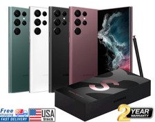 NEW Samsung Galaxy S22 Ultra 5G 512 256GB 128GB S908U Factory Unlocked GSM CDMA