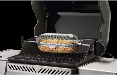 Napoleon Rotisserie Grill Basket Non Stick for Outdoor Indoor BBQ Grilling - Picture 3 of 10