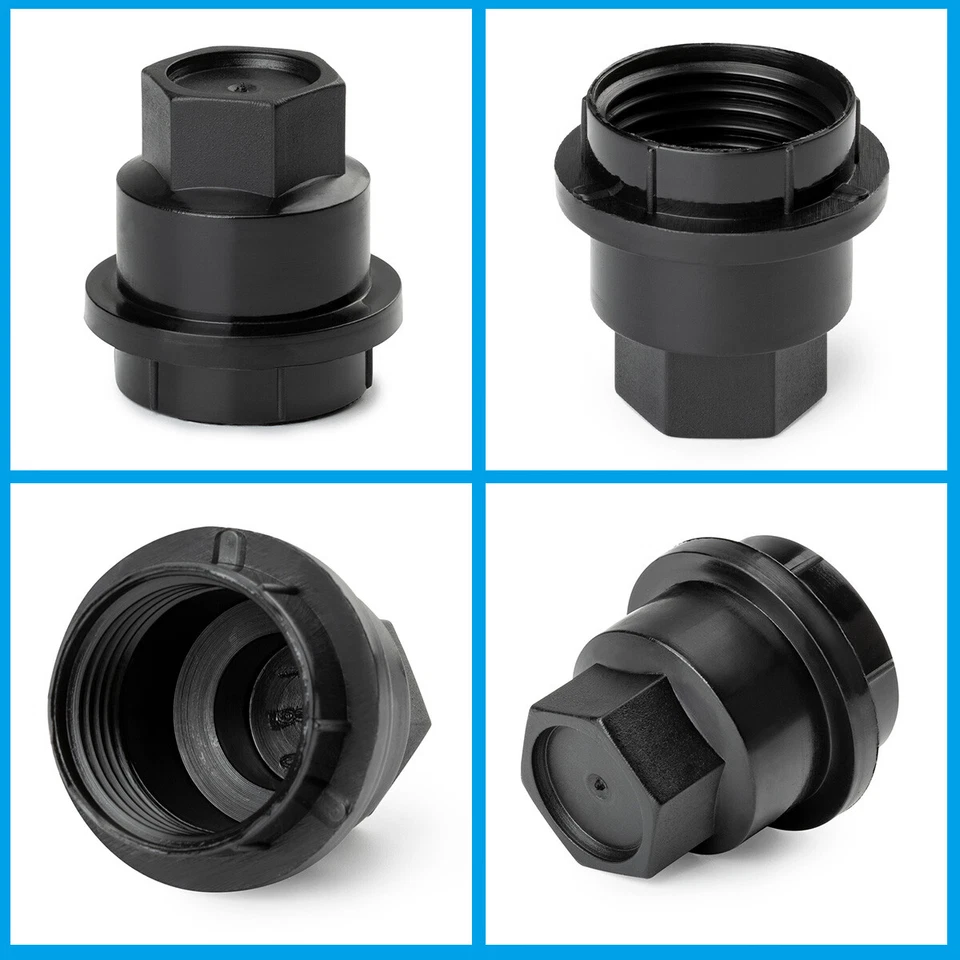 5 PIEZAS NUEVAS tapas de tuercas negras 15661036 aptas para Oldsmobile Bravada 1996-2001 Foto 4 de 4