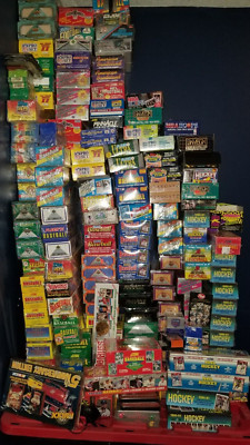 Old Cards Unopened Packs from Wax Box - Vintage 4 pack Lot