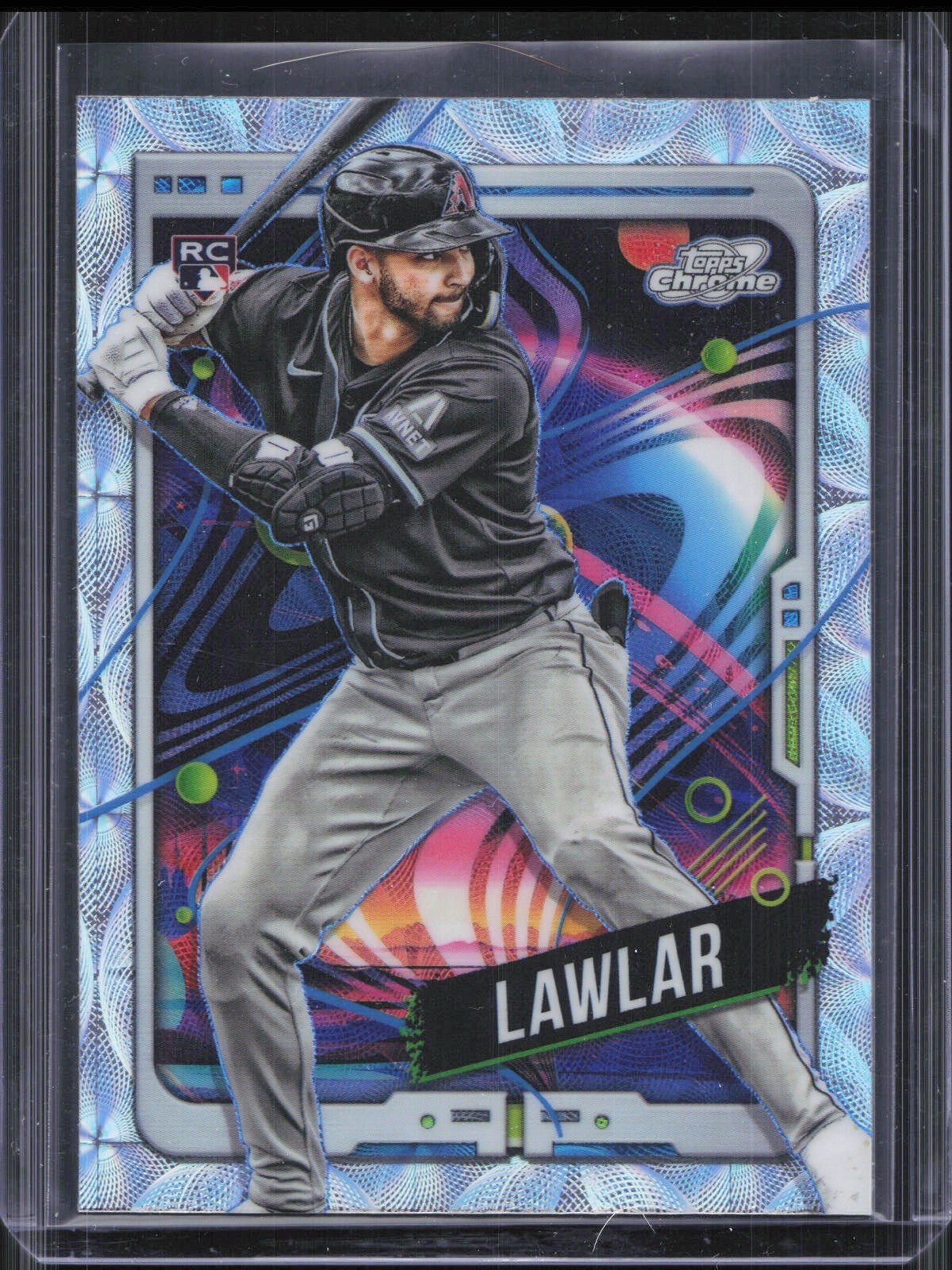 2024 Topps Cosmic Chrome Jordan Lawlar #105 Rookie Nucleus Refractor