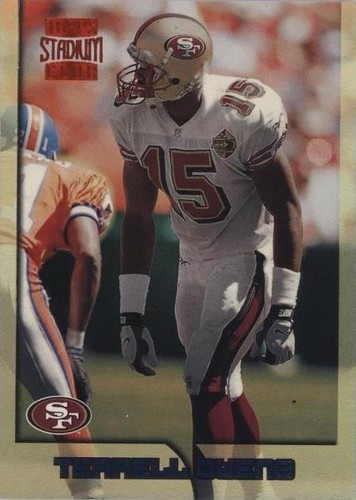 その他 UpperDeck Terrell Owens NFL 1996 Rookie Terrell Owens Rookie Card 1996 Stadium Club #342 Card NM+ | eBay