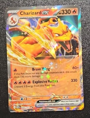 Charizard EX 006/165 - Scarlet & Violet 151 - Double Rare NM | eBay