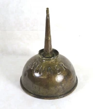 Vintage Singer Sewing Machine Oil Thumb Oiler - Brass