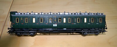 HO Fleischmann 4-Axel Passenger Car 3rd Class with Brake House DRG