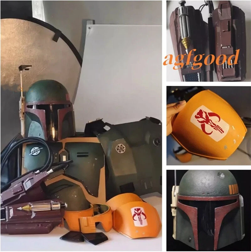 美国星球大战曼达洛人身体盔甲套装带头盔 Boba Fett FRP 成人 — 第 2/4 张图片