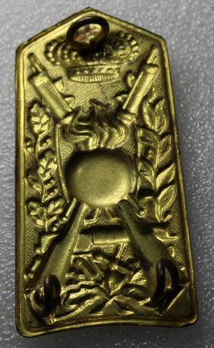 * ITALY INFANTRY OFFICER SHOULDER BOARD WORLD WAR TWO LUGS INTACT METAL #FEB07 - Picture 4 of 6