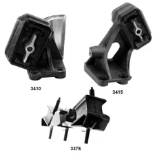  Right, Left Engine Mounts & Rear Transmission Mount 3PCS For Ram 2500 12-11 6.7