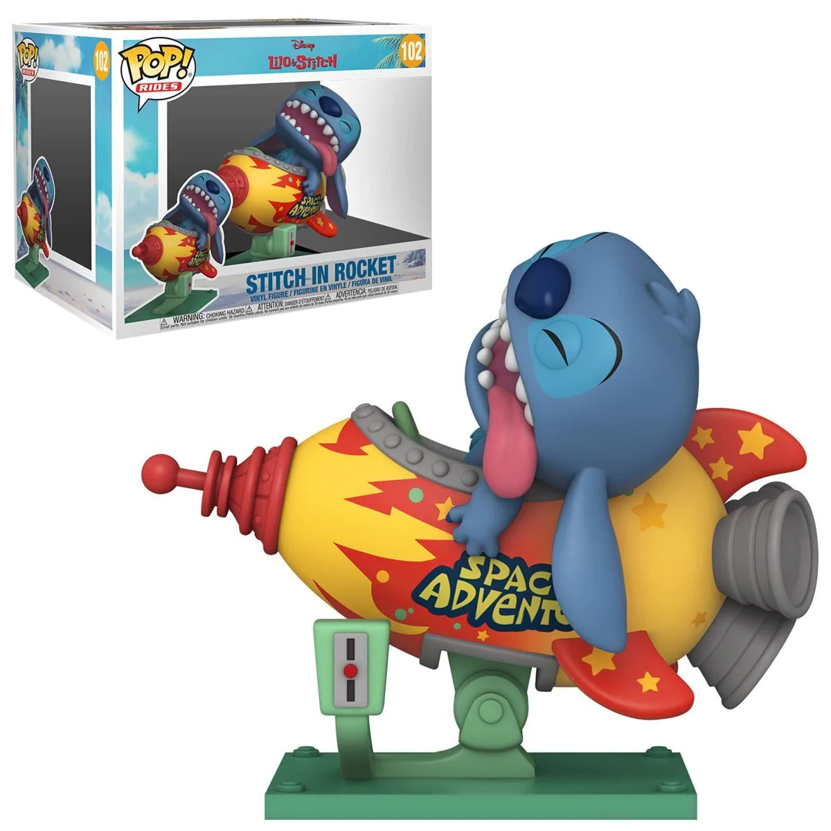 Funko POP! Rides: Lilo & Stitch - Stitch In Rocket #102