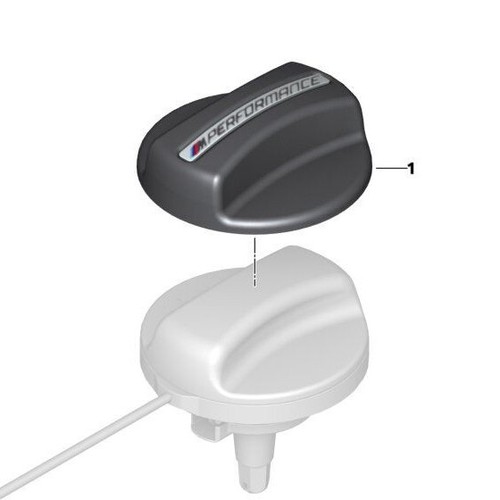 Real Carbon Fiber Fuel Tank Filler Cap Cover Trim For BMW G30 F10 F30 M3 M4 etc. - Afbeelding 4 van 12