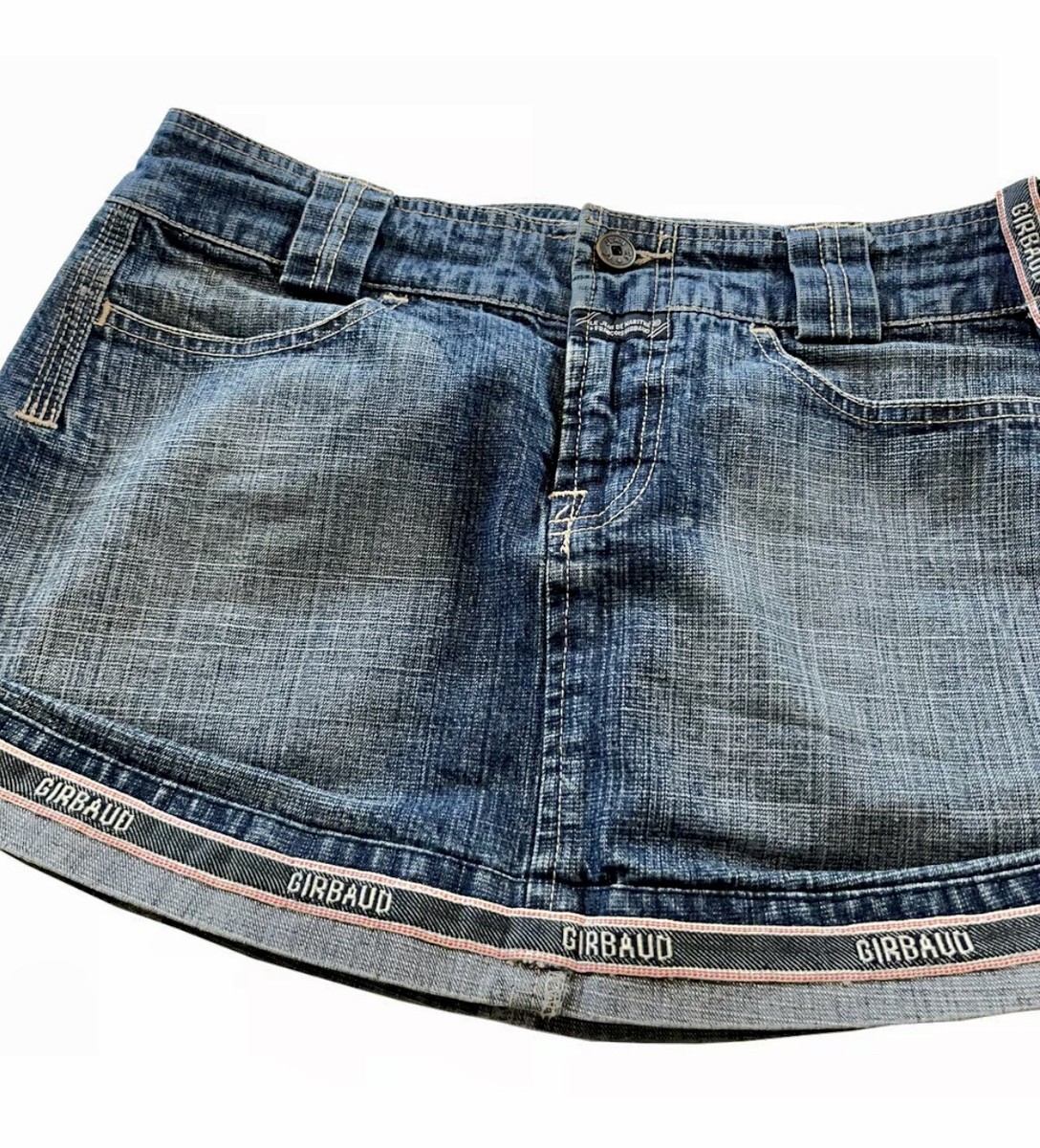 スカート 00s MARITHE FRANCOIS GIRBAUD FringeSkirt Marithe francois girbaud archive - Gem