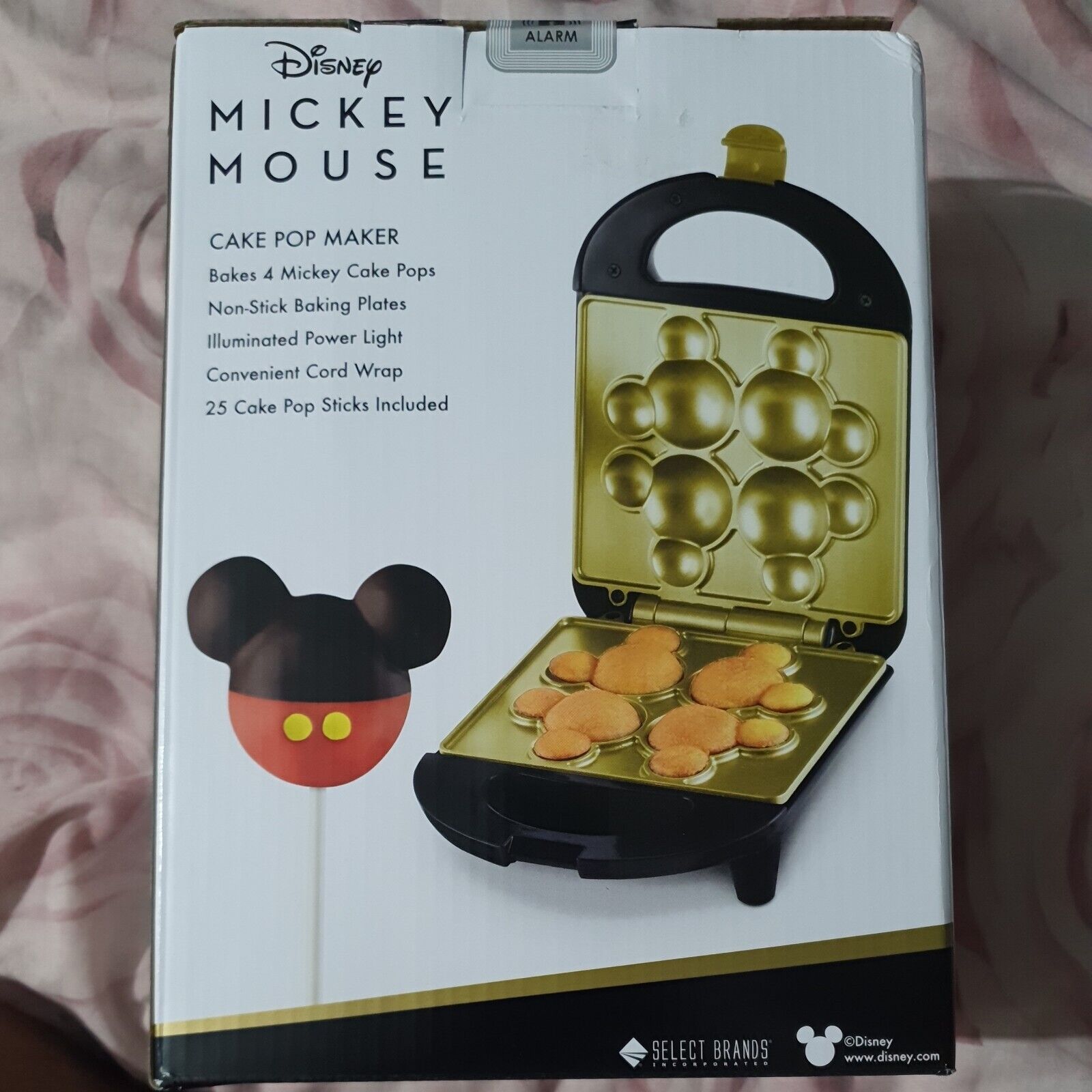 Disney Mickey Mouse Cake Pop Maker Forma de Mickey Head - Totalmente Nuevo y Sellado