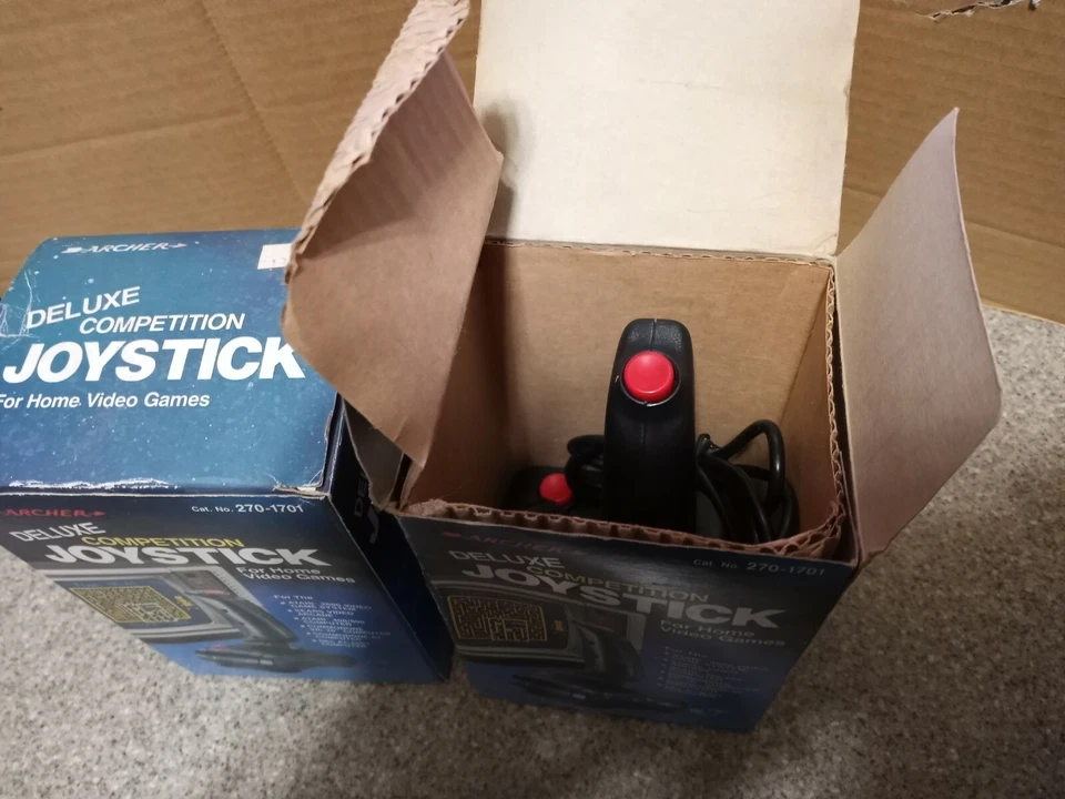 Two Archer Deluxe Competition Joystick Controller Atari & Commodore in new Box - Image 3 of 4