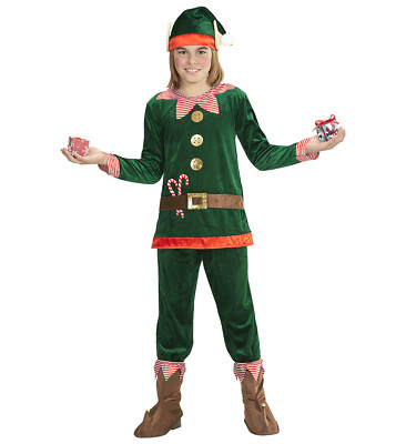 Weihnachtself Elf Santa Claus Komplettkostüm für Kinder Weihnachten