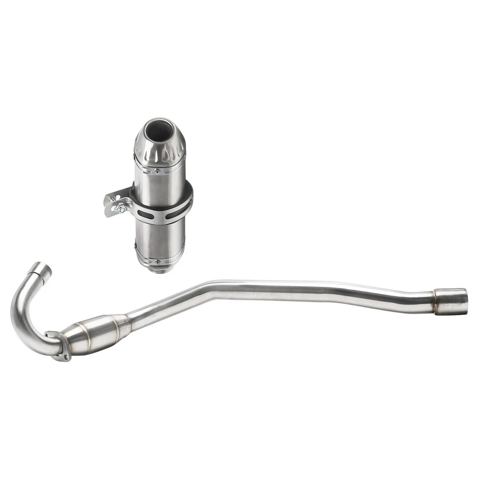 Silenciador de tubo de escape CRF70 para moto Dirt Pit XR70 Thumpstar Taotao Apollo RFZ 140 Foto 4 de 4