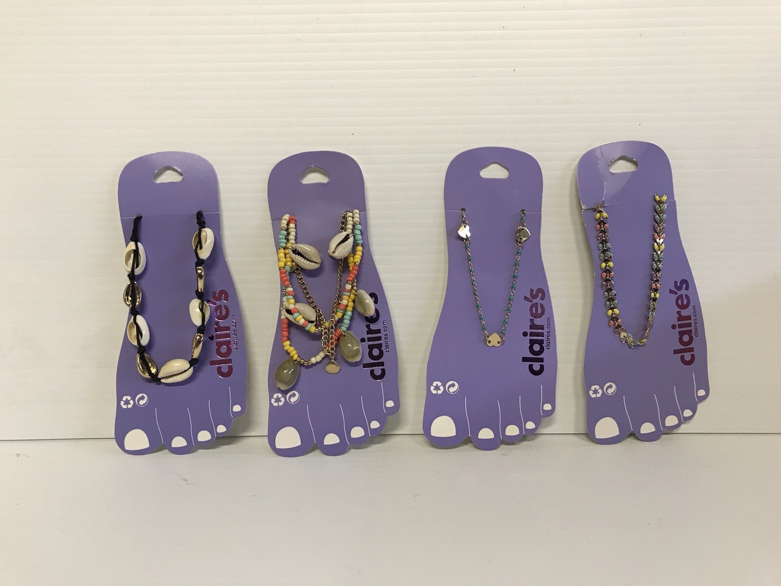 Lot Of 4 Clair’s Ankle Bracelets eBay