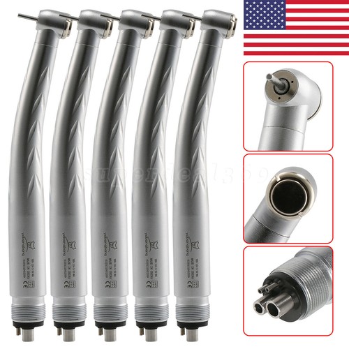 1-10Pcs Dental High Speed Handpiece Push Button 3-Way Spray 4Hole NSK Style - Picture 25 of 36