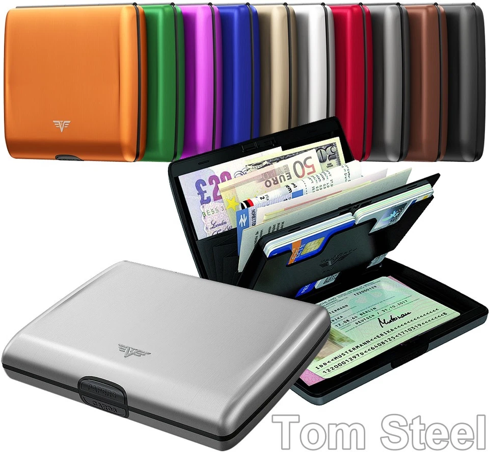 TRU VIRTU Aluminium (L) Portemonnaie ALU Brieftasche Geldbeutel Metal Wallet NEU - Bild 1 von 1