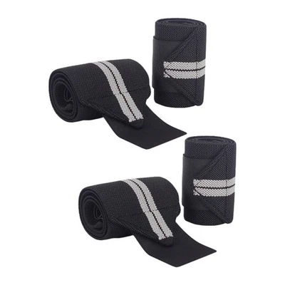 Lot de 4 Bracelets de Soutien pour Le Fitness, La Gym, Le Sport, - Photo 1/4