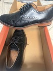Johnston & Murphy Men's Black Leather Wingtip Brogue Oxford Dress Shoes 10 B — photo 2