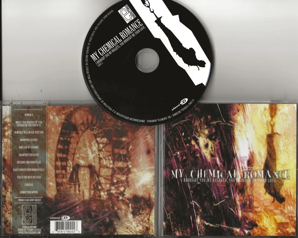 MY CHEMICAL ROMANCE I Brought You My bullets me your love cd USA pressing Mint! - Image 2 of 3