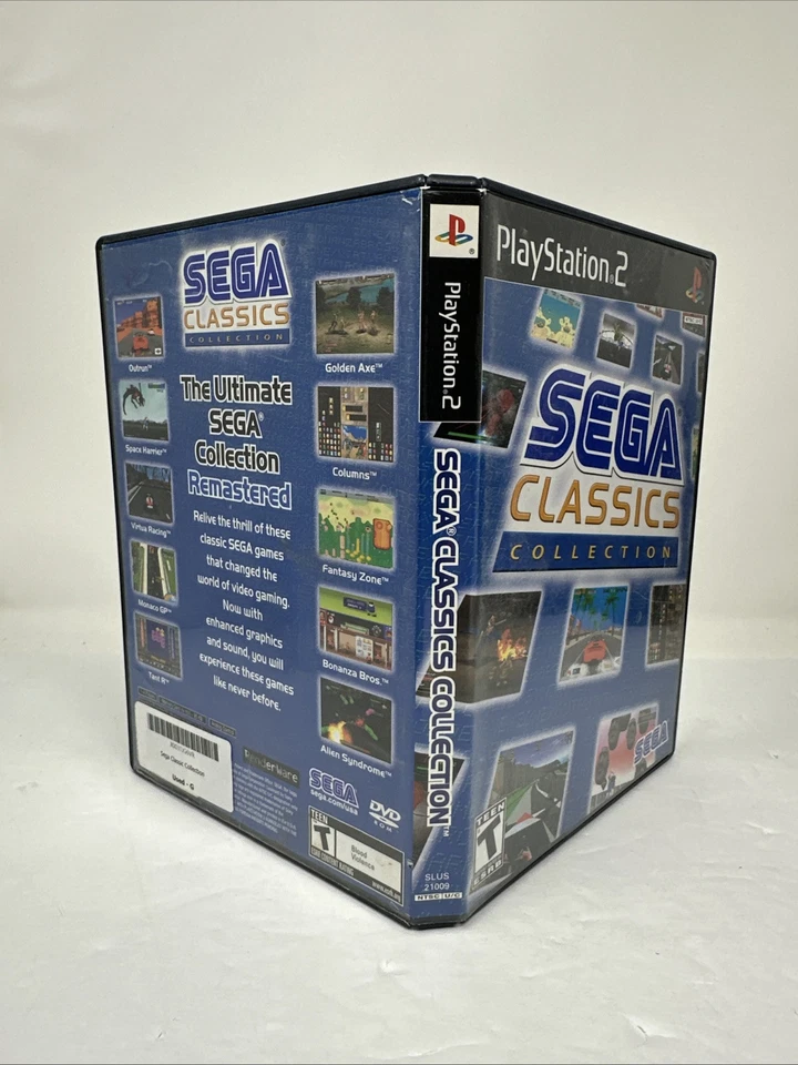Sega Classics Collection (Sony PlayStation 2, 2005 PS2)- No Manual - Tested - Image 3 of 4