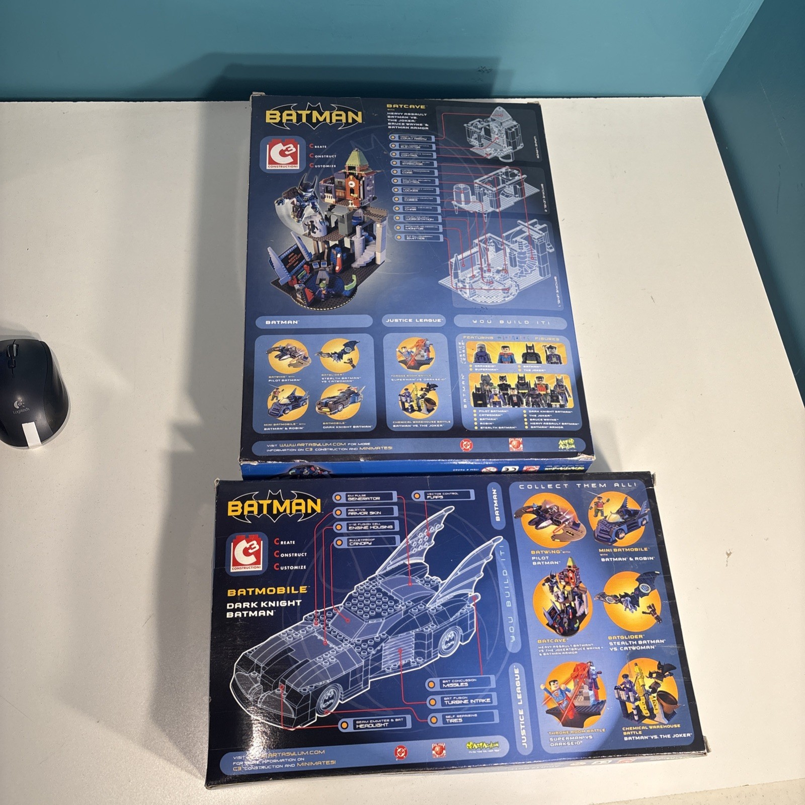 2004 Batman Batcave & Minimates Figures New Art Asylum C3 Construction 🔥 Lot