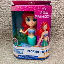 Disney Princess Ariel Floatin Figure Swimways Toys Ages 3+ Floats Upright New