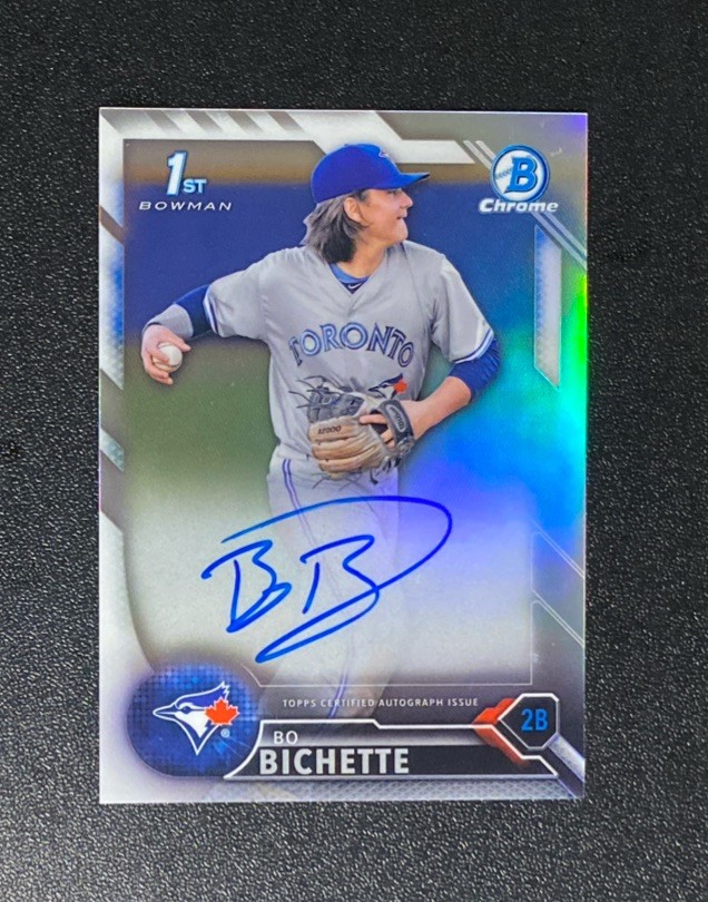 Bo Bichette 2016 Bowman Chrome Draft REFRACTOR 167/499 1st Auto CDA-BOB Rookie