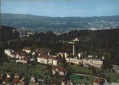 Luzern LU Kantonsspital Fliegeraufnahme